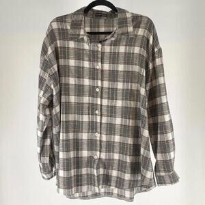 Cozy Plaid Button-Up Shirt
